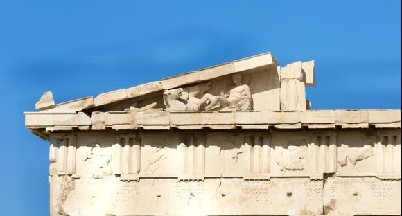 Hiding in the shade of the Parthenon