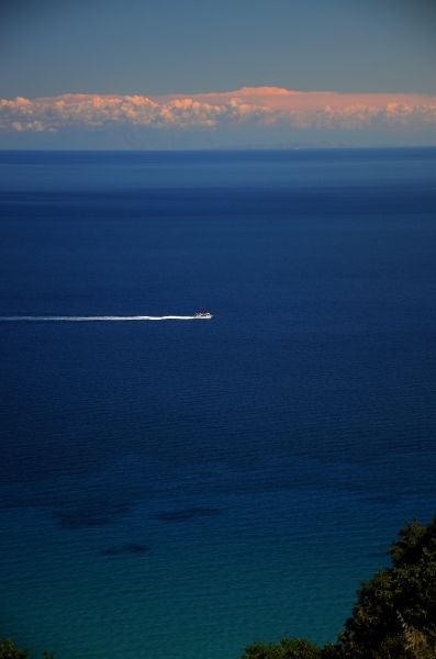 The deep blue of Zakynthos