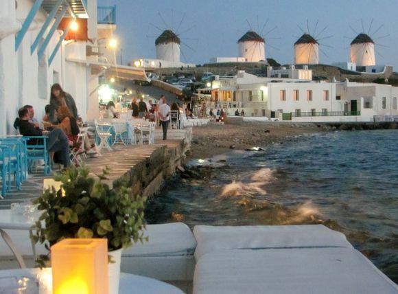 Mykonos by candlelight