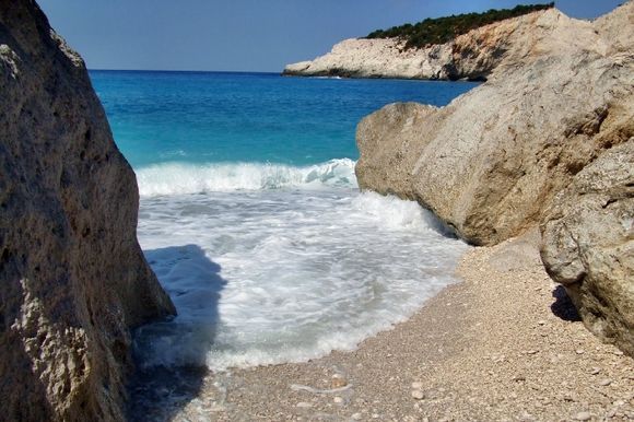 Lefkada,Egremni Beach