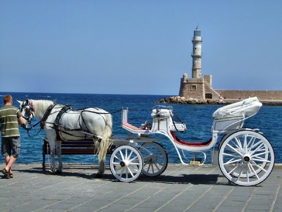 Sea front in Chania