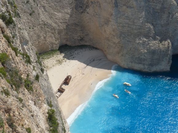 The most famous sight on Zakynthos, but this time without people!:-)