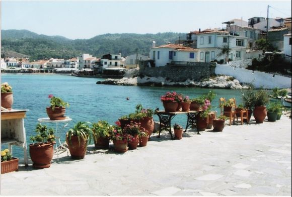 The pretty resort of Kokkari, Samos