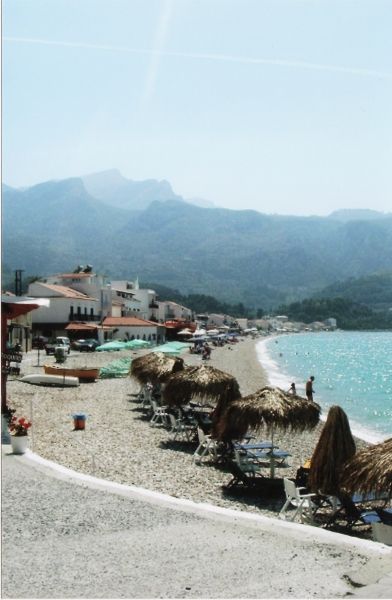 A beach in Samos