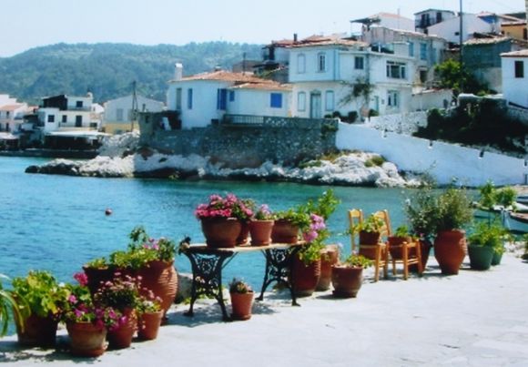 The pretty village of Kokkari, Samos
