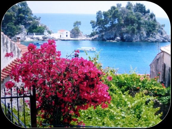 View of Panagia Island from Parga.