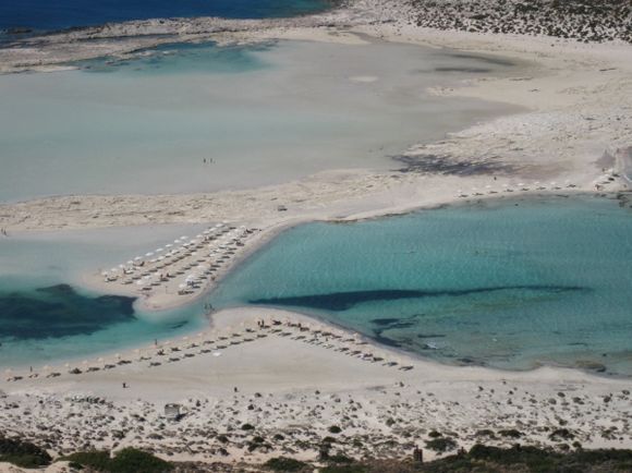 Beautiful Balos lagoon in Western Crete