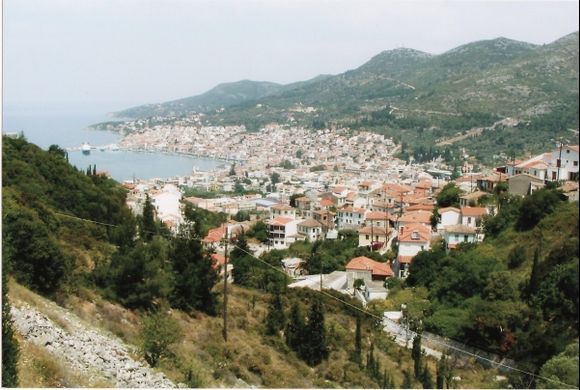 View of Samos town