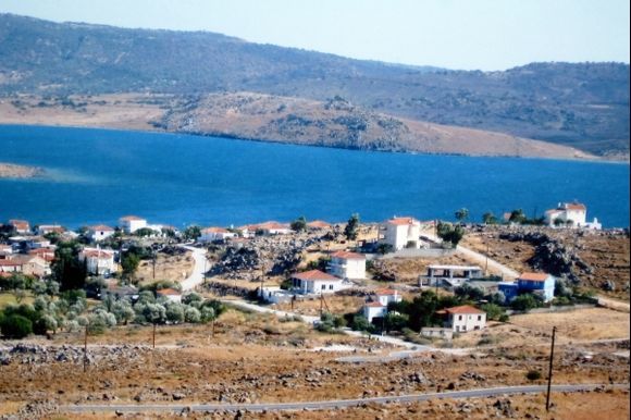 General view of the Island of Lesvos.