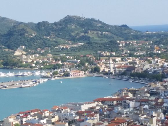 Zakynthos Town from up above!