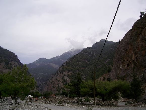 ... that is Samaria Gorge, Crete, after 16 km (or 18?)... september 2008