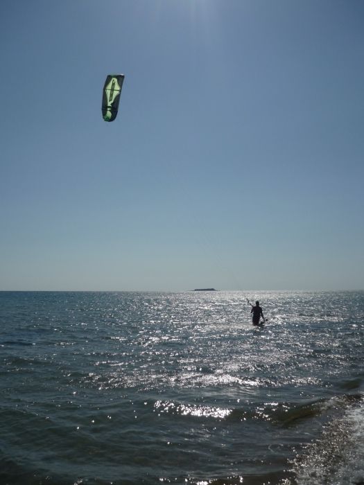 kite surfing beach Agios Georgios A