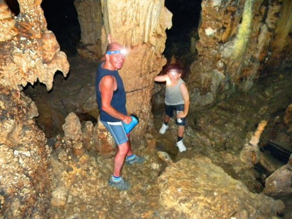 Down the cave near Skalia on Kalymnos.
