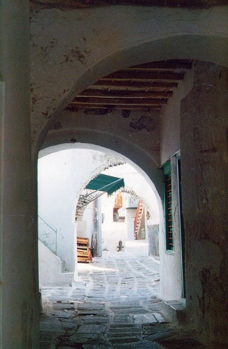 Traditional houses on the island of Paros