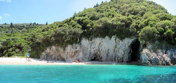Rovinia beach, Corfu
