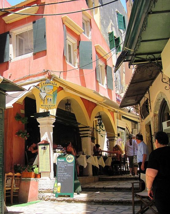 Restaurant in Corfu town