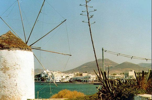 Traditional windmill on the island of Naxos