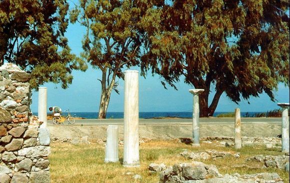 Antique temple on the island of Kos.