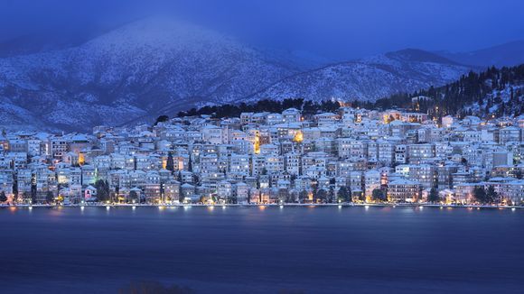 Kastoria Greece in Winter