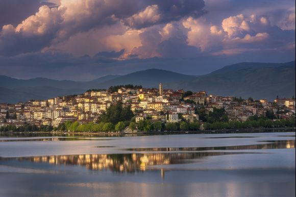 Kastoria lake Greece