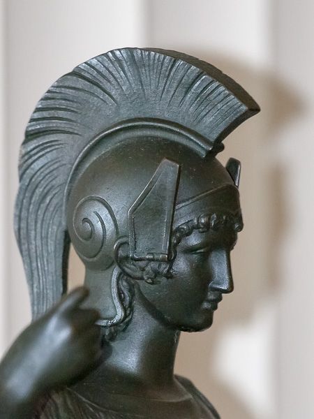 Achilleion palace statue, detail