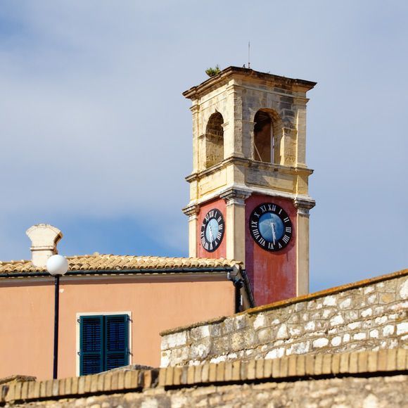 The Clock Tower inside the Old Fortress