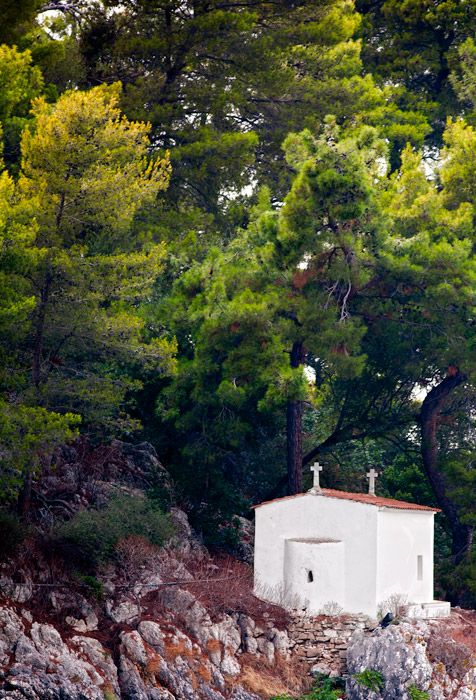 A chapel at the islet of Panagia