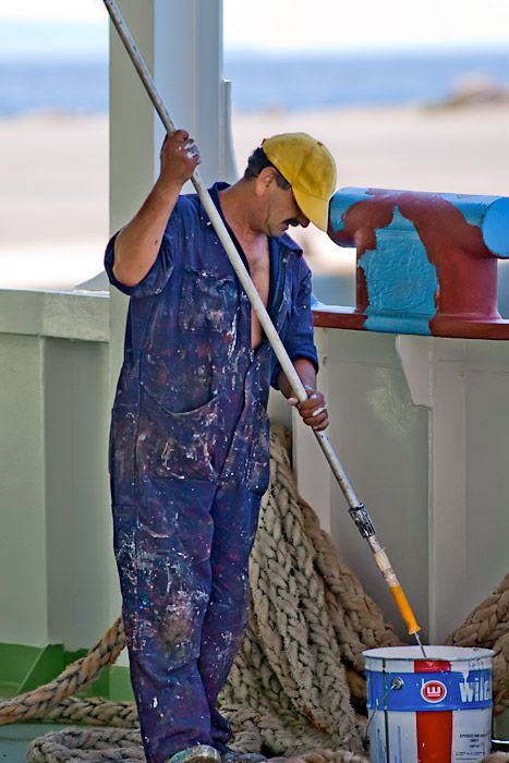 Painter is painted - Port of Vassiliki