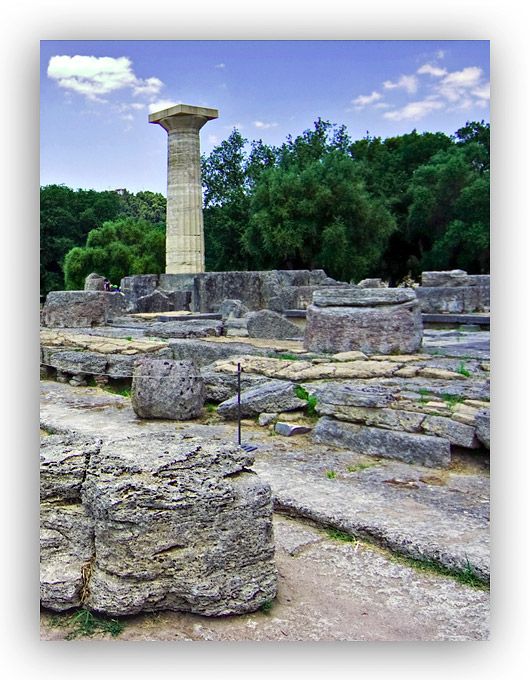 Temple of Zeus, remains