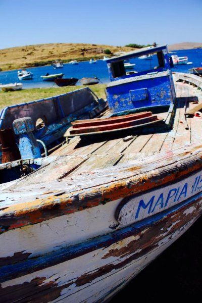 Old boats at Diapori