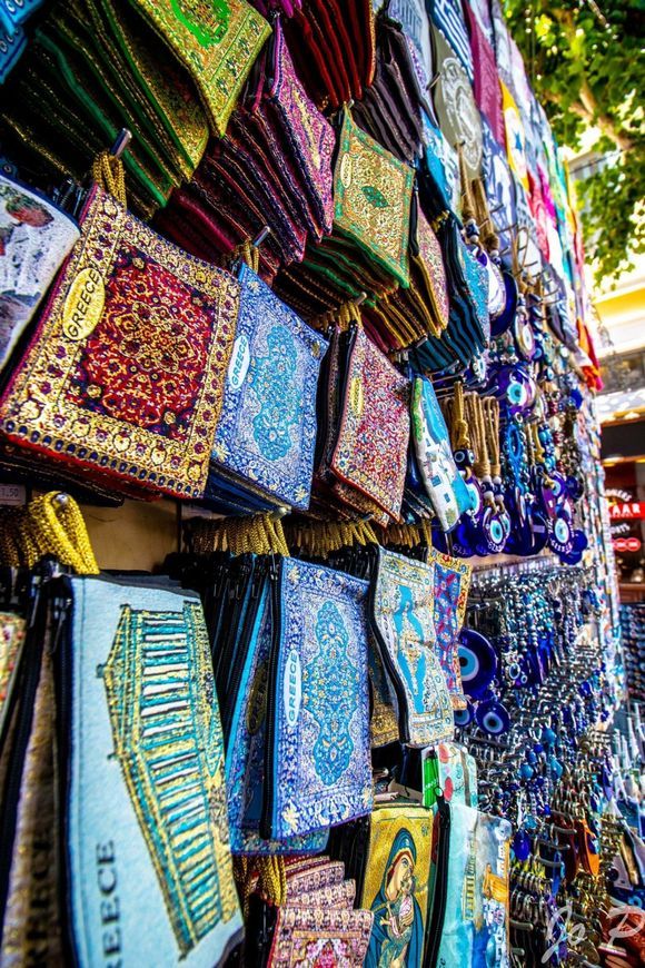 Plaka Market is so colourful with plenty of interesting things to buy