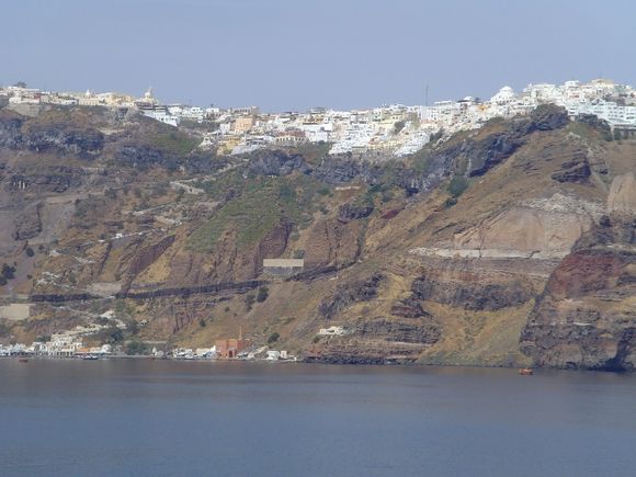 Fira from the ferry
