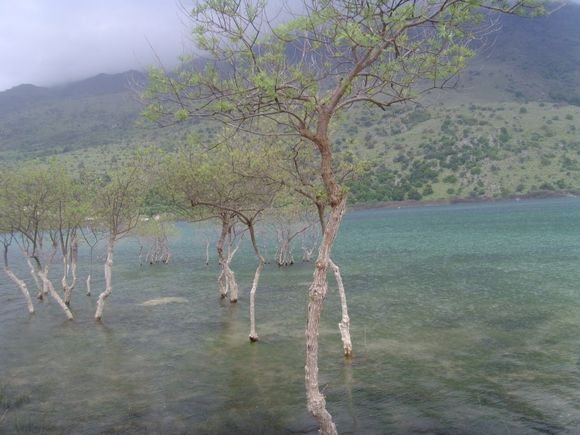 lake Kournas providing drinkingwater for Rethymnon