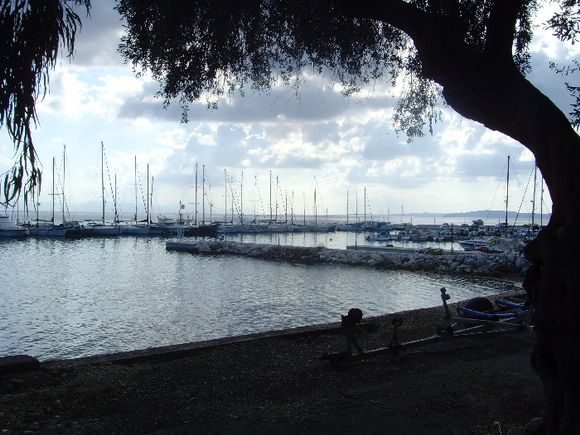 Harbor of Benitses, Corfu