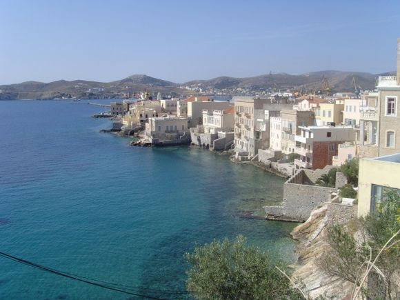 This is NOT Mykonos, this is Syros.