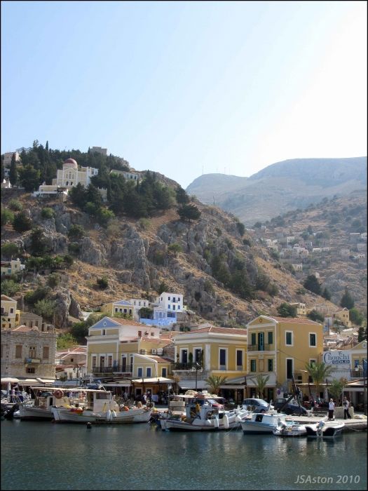 View of Symi Town...