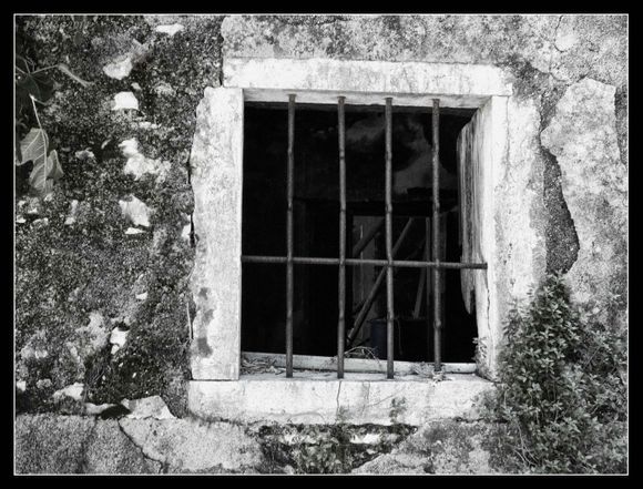 Old window in house, Ag-Stefanos...