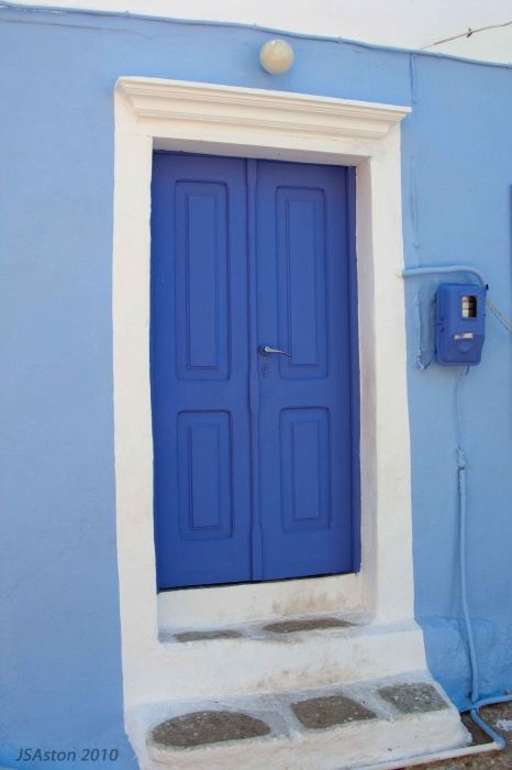 Blue Door of Symi...