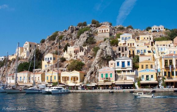 Symi from the sea...