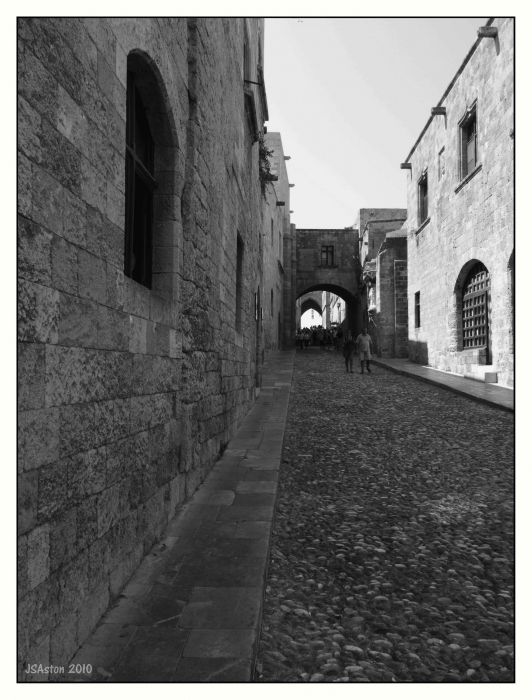 Street View of Rhodes Old Town...