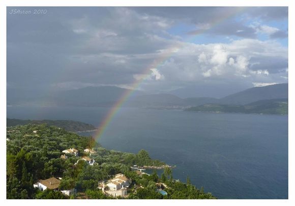Double Rainbow Over Ag Stefanos...