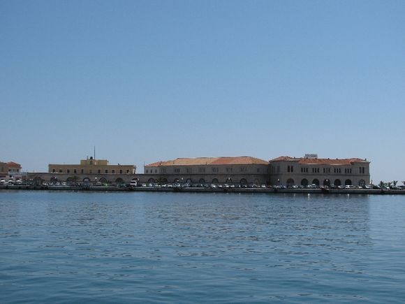Ermoupoli. Port Authority and Customs buildings