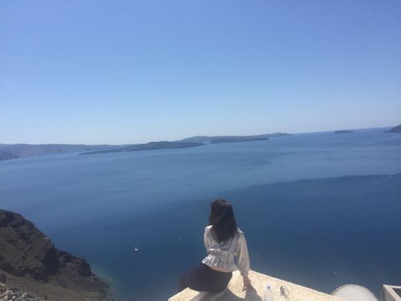 On top of the world , Oia