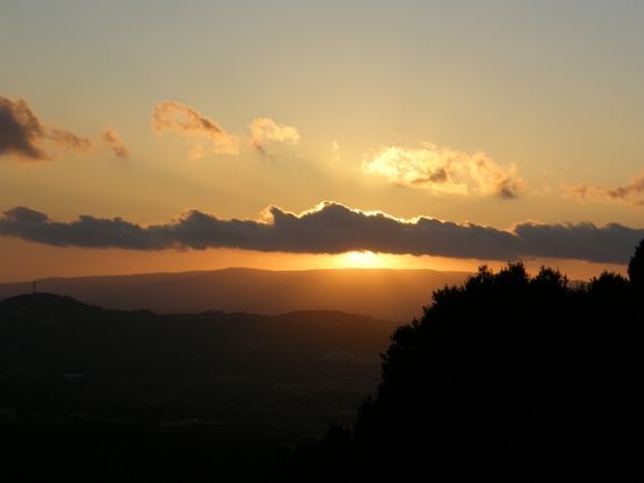 Sunset seen from St Georger΄s castle