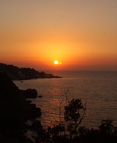 Sunset in Samos