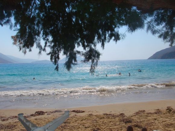 Aegiali beach