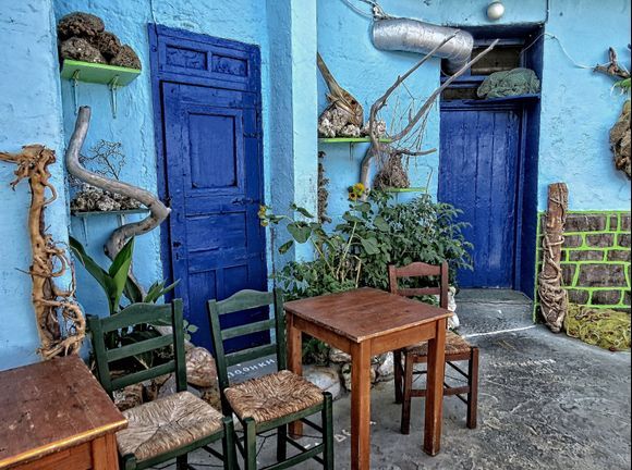 02-09-2018 Ikaria: A small terras in a little village on Ikaria