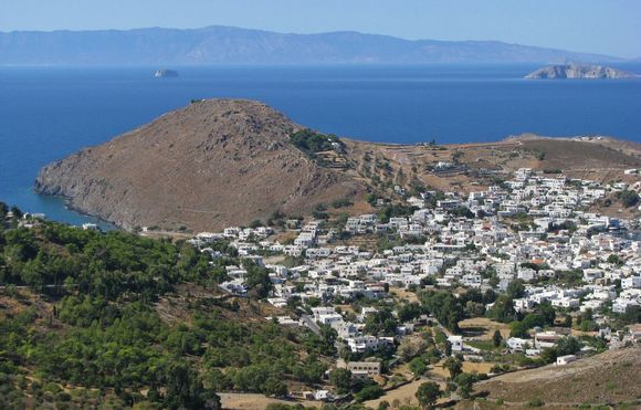 06-09-2013 Patmos; View on Skala