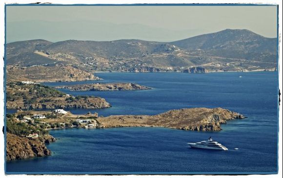 13-09-2014  Patmos: Chora   View on the bay from Skala