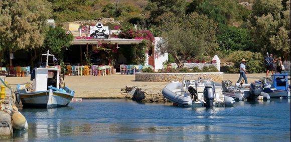 18-09-2018 Patmos: Arival at the beautiful small Island Arki about 1 hour by boat from Patmos
